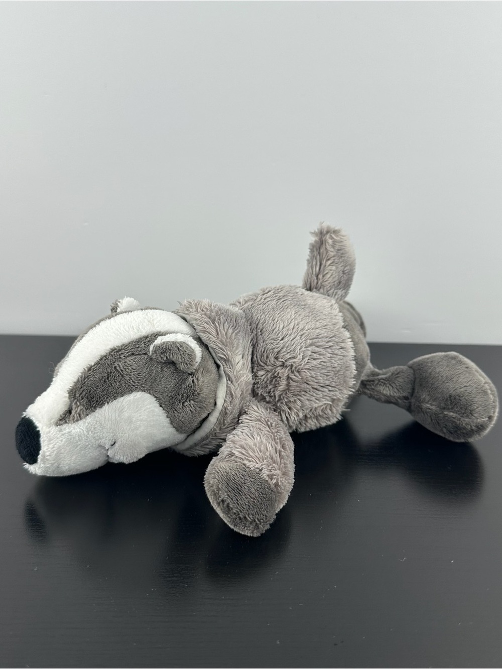 Nici Rare Dachs Gray Badger 7” Grey White Plush Stuffed Animal